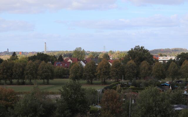 Blick von der Halde Humbert, auf den Barfußpark.