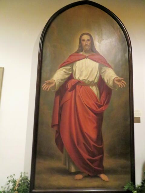 Das Bild stand jahrelang hinter dem Altar.