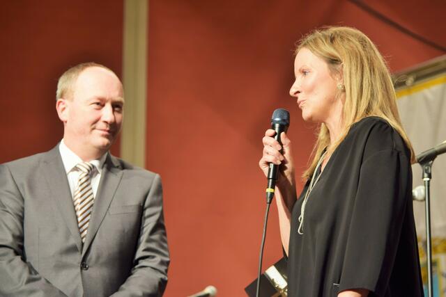 Bürgermeister Franz Feigl und Konsulin Sonja Lovrek Velkov der Republik Kroatien | Foto: @collisi