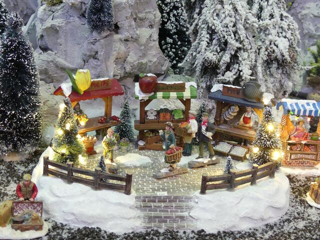 Winterlicher Marktplatz