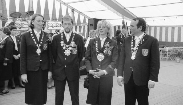 Die vier Wülfeler Schützen- Majestäten des Jahres 1989