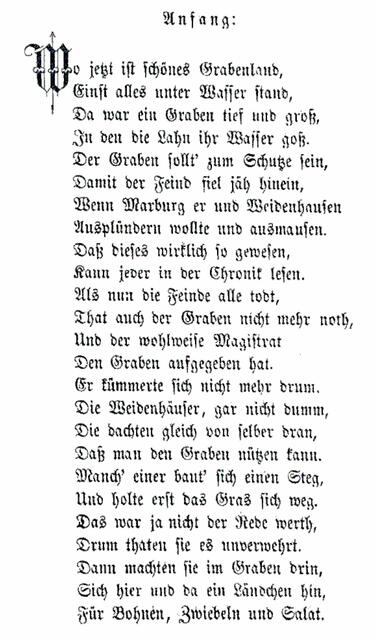 Vom Weidenhäuser Grabenfest anno 1881 - Seite 3