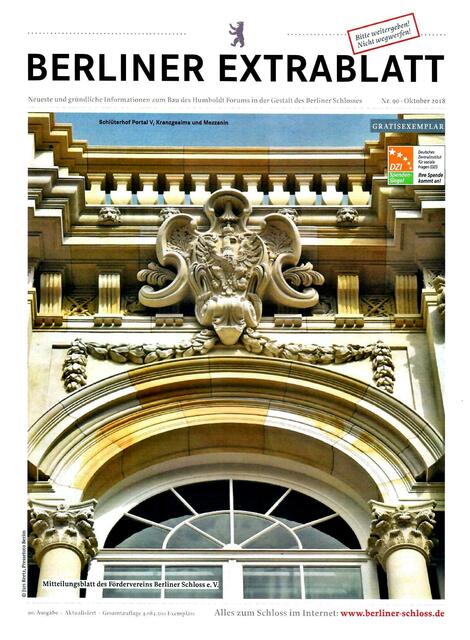 BERLINER EXTRABLATT Nr. 90 &gt; https://berliner-schloss.de/wp-content/uploads/Berliner_Extrablatt_Ausgabe-90_gesamt.pdf | Foto: wie vor