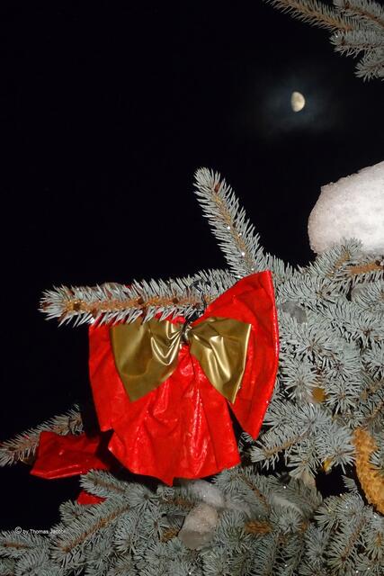 Ein Schleifchen für den Mond.