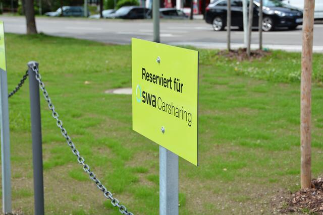 Carsharing am Volksfestplatz | Foto: Stadt Neusäß