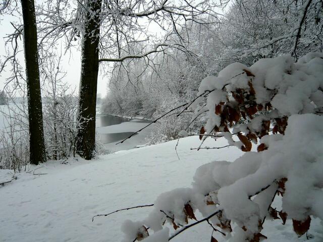 So sah es am 3. Januar 2010, also heute vor 9 Jahren, dort aus