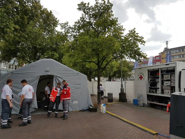 Sanitätsdienst beim HAZ-Leserfest in Hannover 
© F. Hentschel/DRK Laatzen