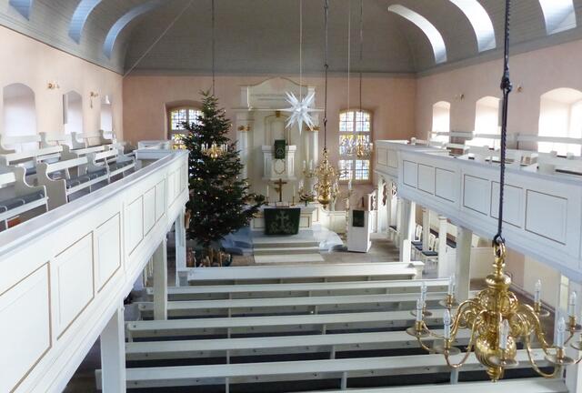 Das Kirchenschiff wurde 1782 bis 1784 erneuert.
