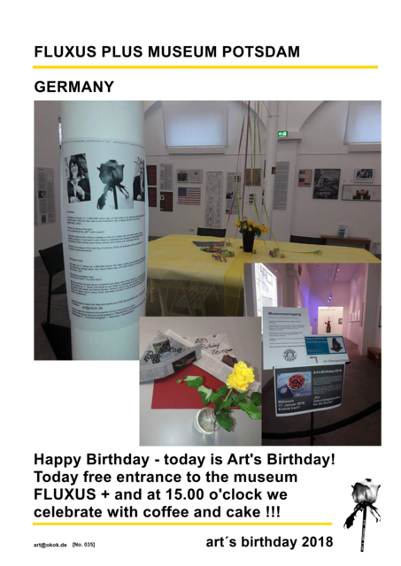 "Art's Birthday" am 17. Januar - Die Kunst feiert Geburtstag!