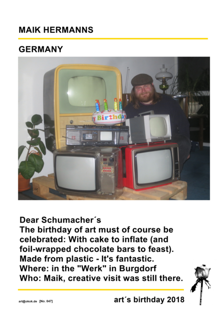 "Art's Birthday" am 17. Januar - Die Kunst feiert Geburtstag!