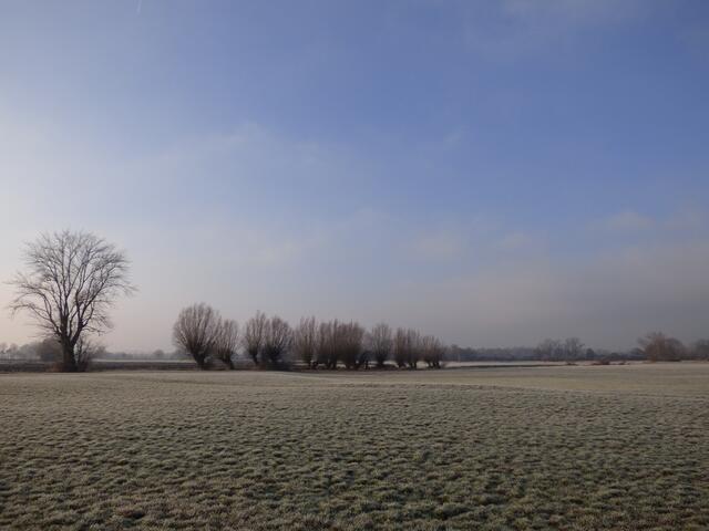 Die Ruhe der Landschaft spiegelt sich im Bild wider