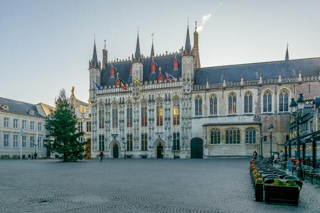 Das Rathaus der Stadt Brügge