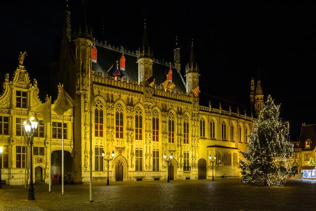 Das Rathaus von Brügge