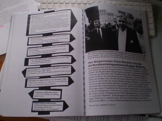 Blick in mein "Lehrbuch zur Einführung in die Phänomenologie des Bremer Schulgeistes..."