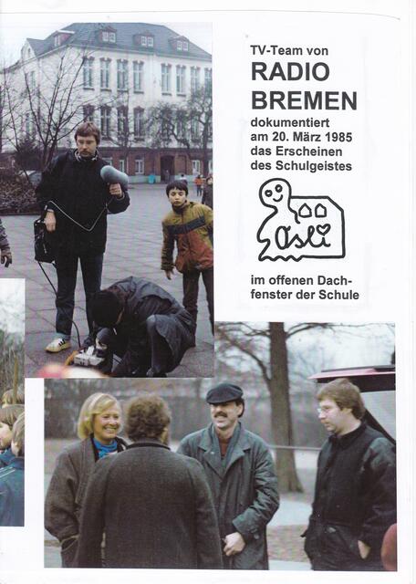 Vorbereitung auf das Schulfest am 28. Juni 1985 in Bremen-Oslihausen