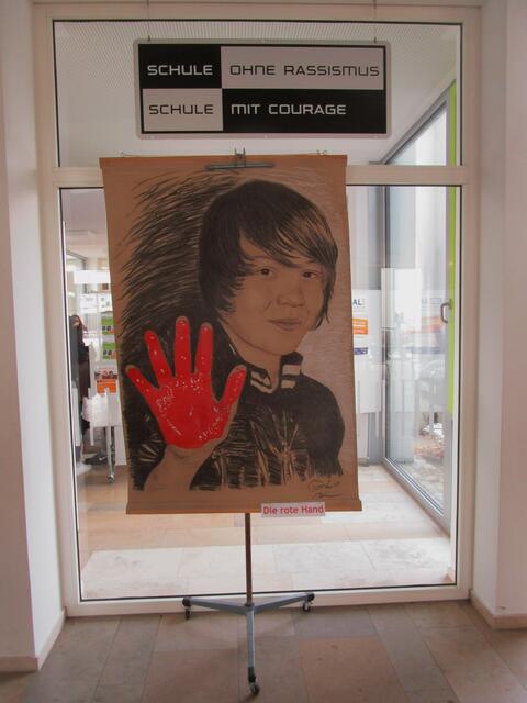 Das Gesicht der "Schule ohne Rassismus und mit Courage":  Jonas