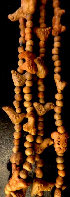 Vogelkette aus Zentralmexiko (Keramik)