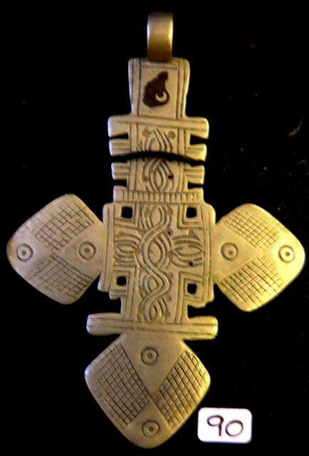 Silberkreuz aus Äthiopien