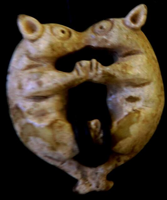 "knutschende" Opossums Jade 10. Jhdt china