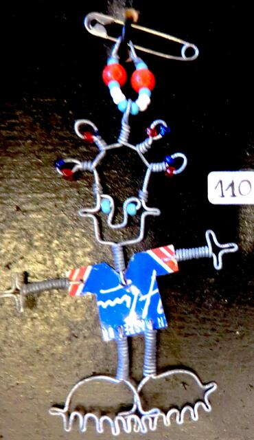 Recyklingfigürchen (Dosenblech) aus Südafrika