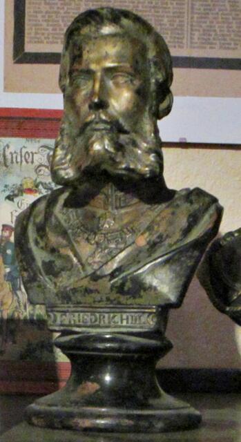 Kaiser Friedrich III. - Seine Regierungszeit endete im Jahre 1888 bereits nach 99 Tagen.