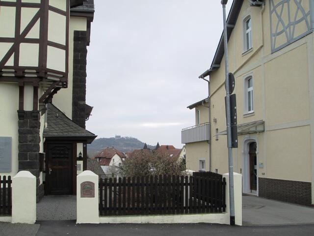 Blick aus der Brückenstraße nach Amöneburg.