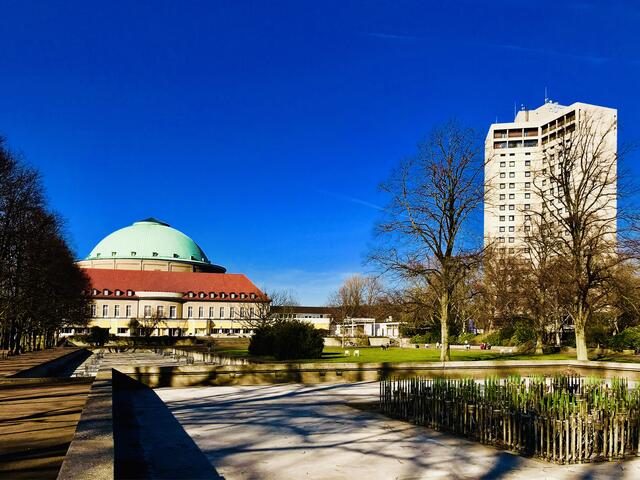 26. Februar 2019. Im Stadtpark Hannover am Congress Center.