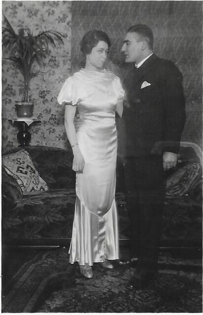 meine Mutter Erna und mein Vater Leonhard Februar 1935 | Foto: Das Bild wurde vor meiner Geburt in der Wohnung Aachener Straße 28 aufgenommen, Selbstauslöser