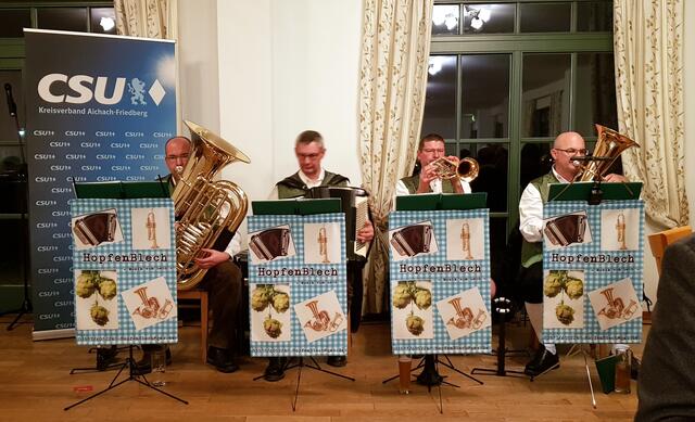 Die Musiker vom Hopfenblech spielten auf