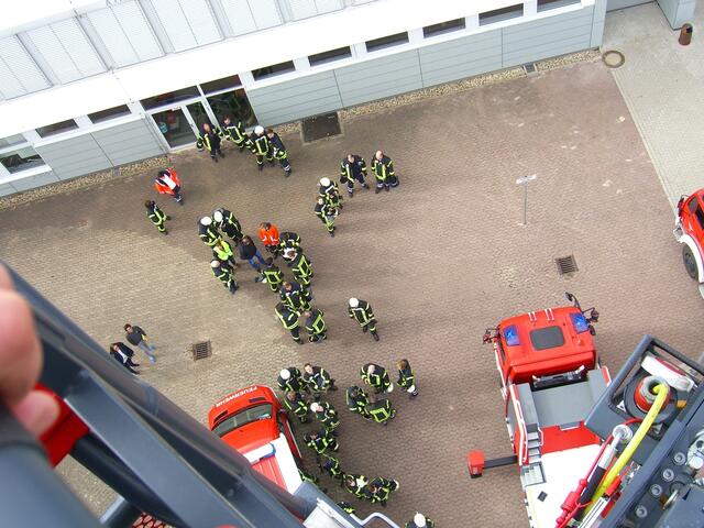 Blick von der Drehleiter