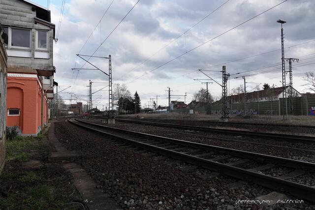Gleise für die Strecke Wolfsburg, Braunschweig und Hildesheim nach Hannover.....