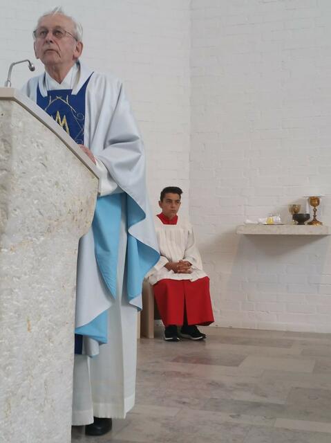 Pater Josef Wenzl SDP beim Eröffnungsgottesdienst am 08. September 2018