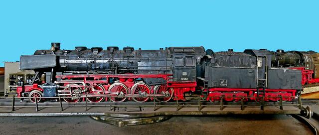 50282 schwere Güterzug - Lok, Achsfolge 1'E, mit Einsatzspuren
