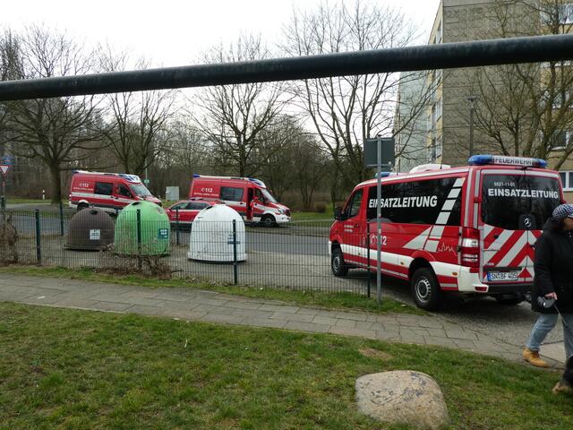 Mehrere Rettungswagen waren vor Ort.