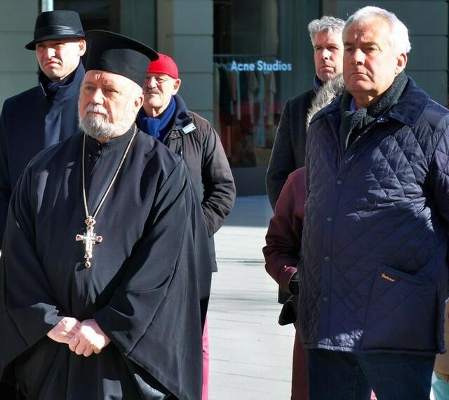 Apostolos Malamoussis, Erzpriester des Ökumenischen Patriarchats und Ludwig Spänle, Kultusminister a D. | Foto: © Bild: www.facebook.com/oliver.stey CC