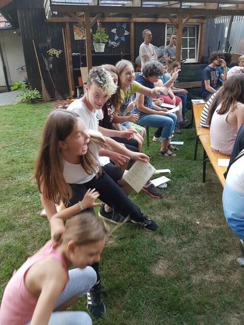beim Zeltlager