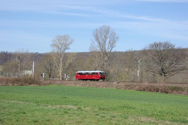 Vor Bad Kösen an der kleinen Saale