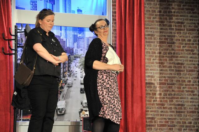 Probenfotos von "Ein ungleiches Paar" des Südstädter Komöd'chens