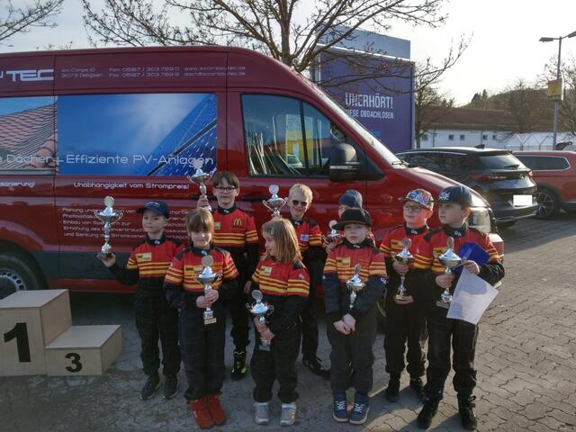 K1 vom SMC: Bennet, Nevio, Kornelius, Alexander, Marie, Sally, Magnus, Julian, Marlon