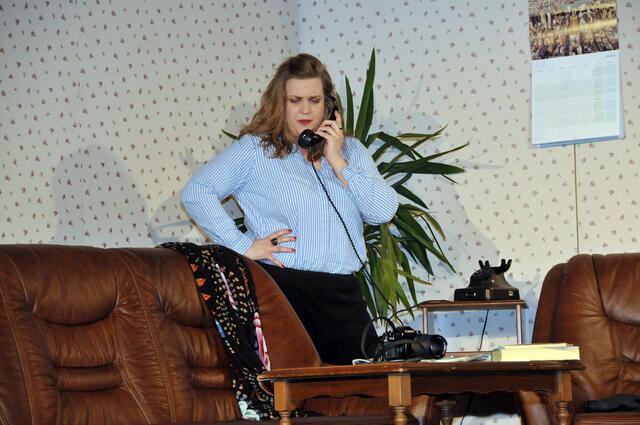 Probenfotos von "Ein ungleiches Paar" des Südstädter Komöd'chens