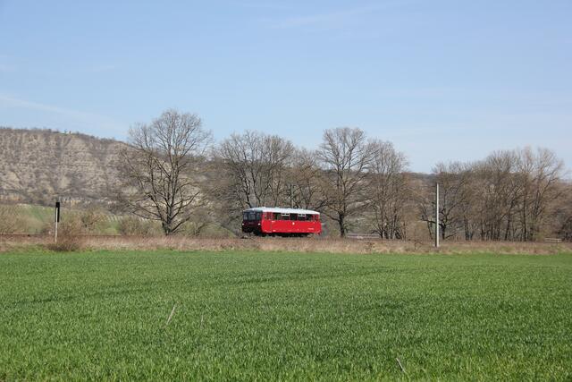 Vor Bad Kösen an der kleinen Saale