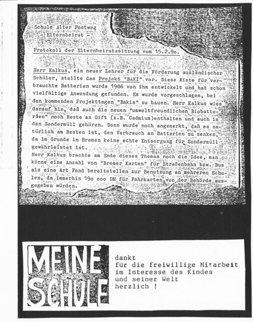 s. GOOGLE: "Zukunftsgemeinschaft Wirtschaft Schule"