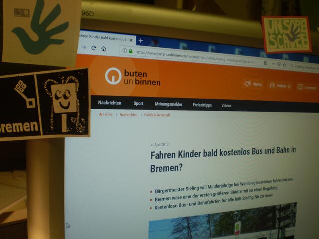 Fahren Kinder bald kostenlos Bus und Bahn in Bremen?