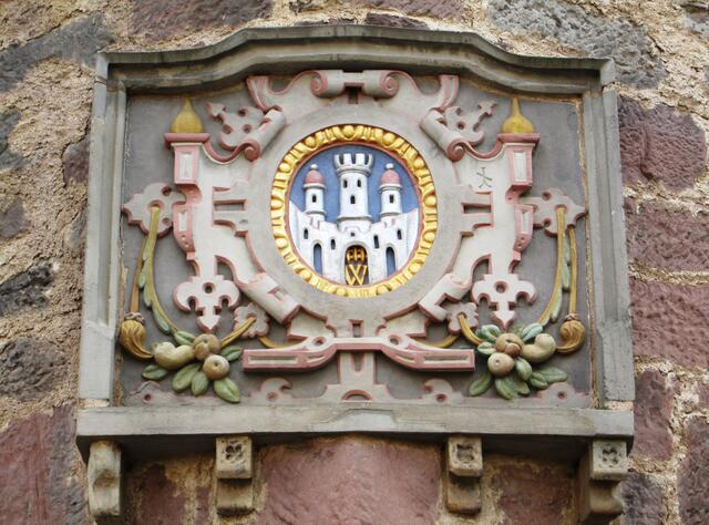 ... Wappen der ehemaligen Kreisstadt Witzenhausen.