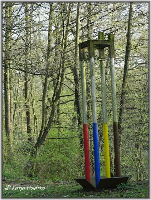 Kunst im Park - "Foundation" von Markus Jung (Foto: Katja Woidtke)