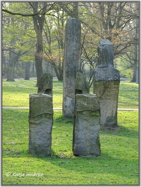 Kunst im Park - "Studies of Human Being" von Werner Ratering (Foto: Katja Woidtke)