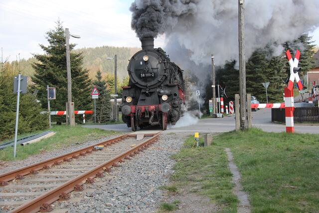 Baureihe 58 unterwegs nach Marienberg