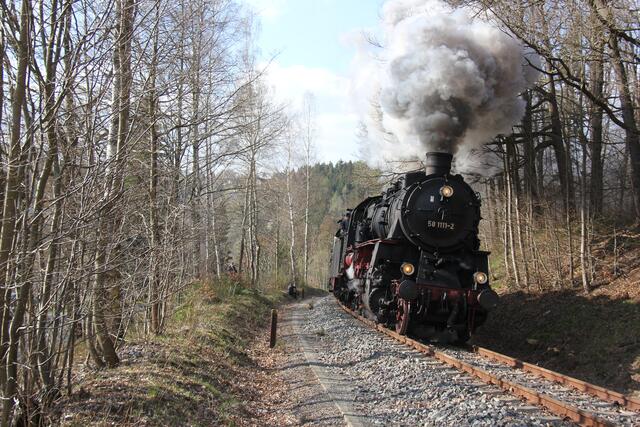 Baureihe 58 unterwegs nach Marienberg