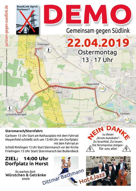 regionale Demo in Garbsen
