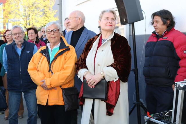 Mit dabei: Ulrich Rochner Bärbel Hübner und Pastorin Elke Marx.
